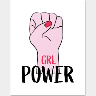 Similar to Girl Power GRL PWR T shirts Posters and Art